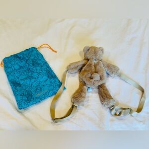 Jellycat Smudge Bear Backpack